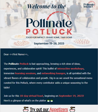 Presenting the Pollinate Potluck Platter!