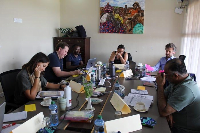 Pollinate Impact's design team comes together from across 3 continents to meet in person in Kenya to strategize and build the early contours for the network.